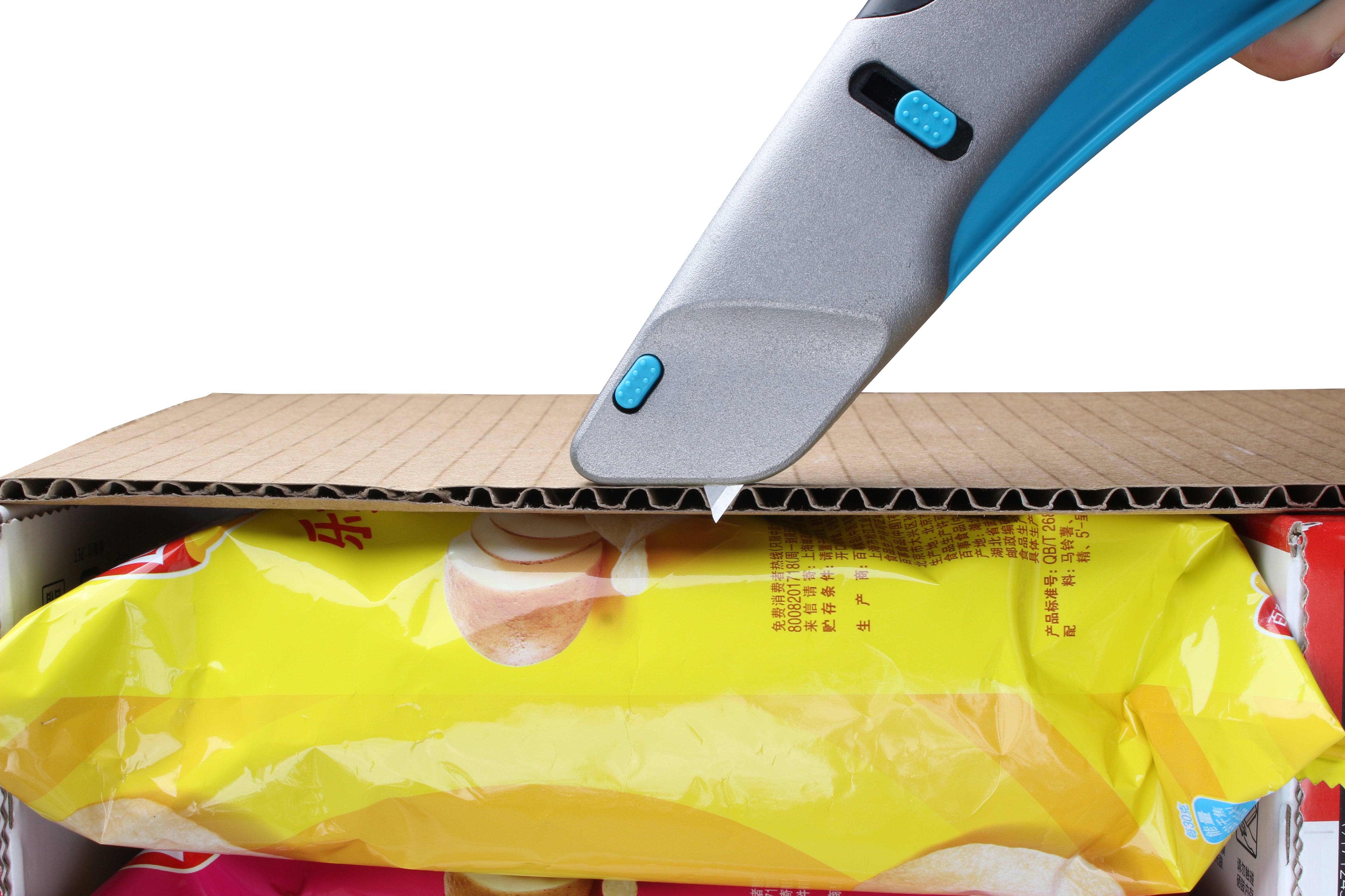 Squeeze Trigger Knife