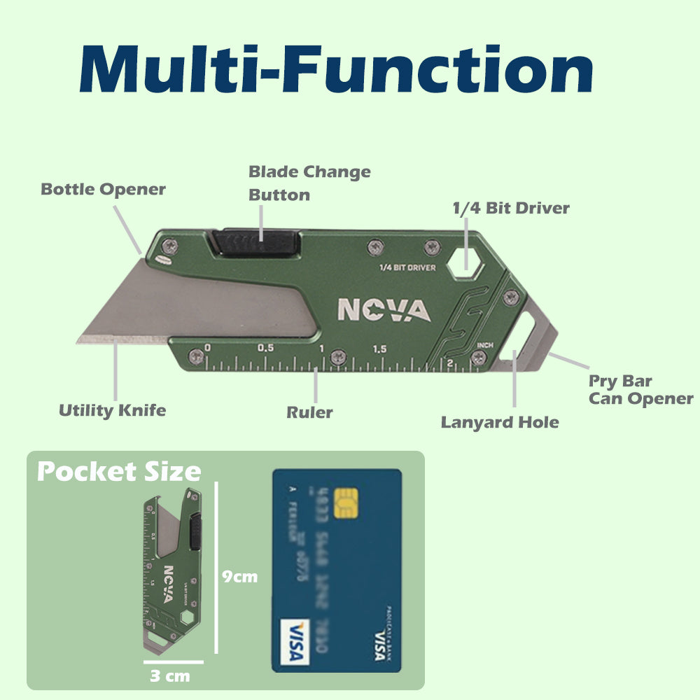 EDC Card Knife with Multi-function ( FK006)