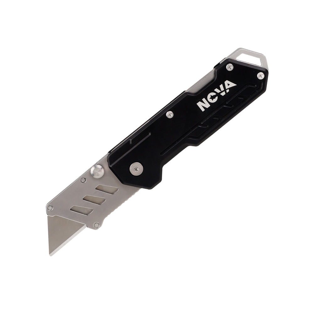 Folding Knife with extra 10 pcs utility blades