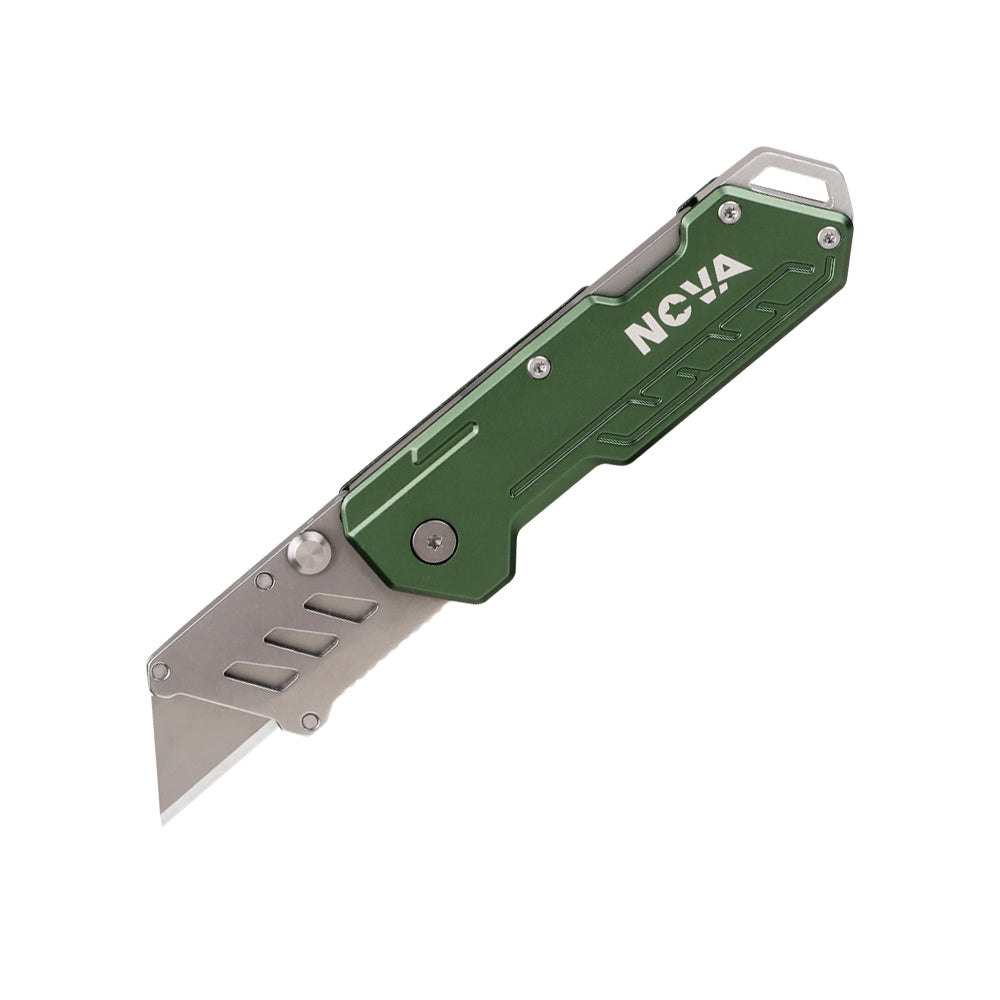 Folding Knife with extra 10 pcs utility blades