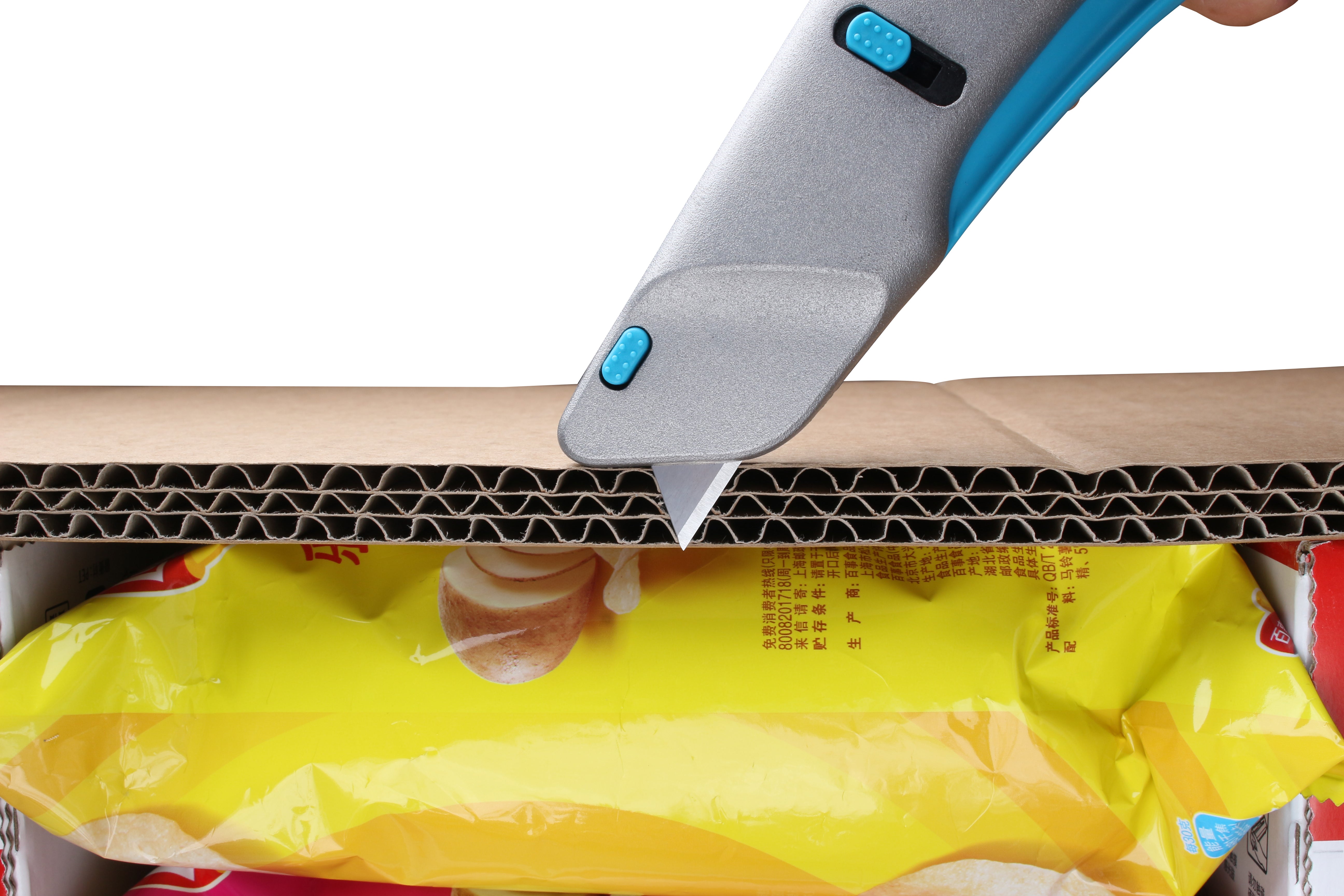 Squeeze Trigger Knife